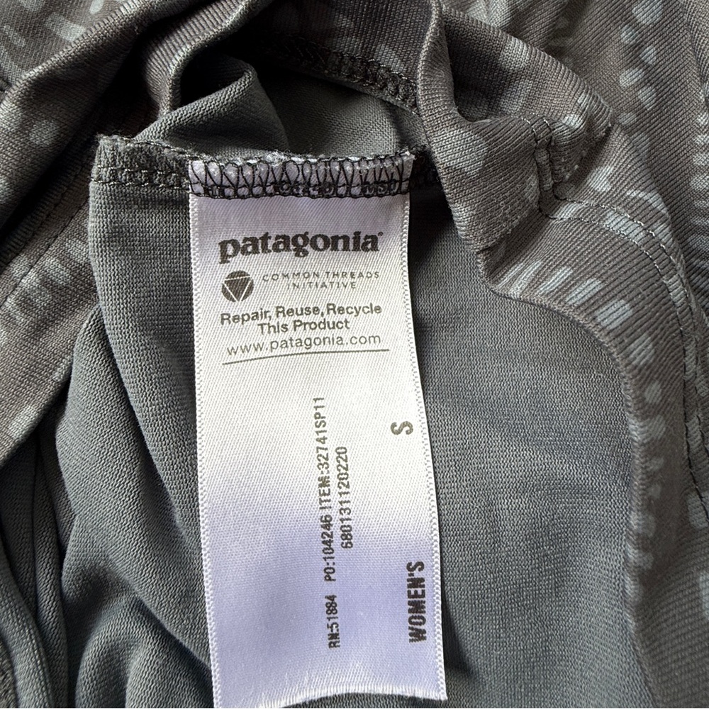 Patagonia  Tank Top Workout Yoga Tone Gray Size S‎ - Picture 7 of 8